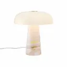 DFTP by Nordlux Pöytävalaisin Glossy Marmori ja Lasi Vaaleanpunainen  | 220mm - Sopii 1x E14
