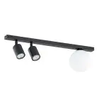 Emibig Kattovalo Baster Teräs Musta | Sopii 2x GU10 - Max 8W, 1x E14 - Max 10W
