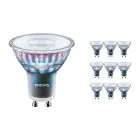 Monipakkaus 10x Philips MASTER LED Spot ExpertColor GU10 PAR16 3.9W 265lm 36D - 927 Erittäin Lämmin Valkoinen | Paras Värintoisto - Himmennettävä - Korvaa 35W