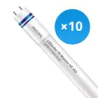 Monipakkaus 10x Philips LED Putki T8 MASTER (HF) High Output 20W 2900lm - 830 Lämmin Valkoinen | 150cm - Himmennettävä - Korvaa 58W