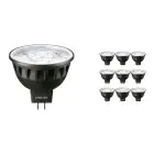 Monipakkaus 10x Philips Master LED Kohdevalaisin GU5.3 MR16 6.7W 410lm 10D - 927 Erittäin Lämmin Valkoinen | Paras Värintoisto - Himmennettävä - Korvaa 35W
