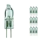 Monipakkaus 10x Philips Microprojection Halogeeni G4 Lamppu Focusline 20 W 