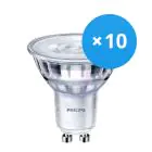 Monipakkaus 10x Philips Corepro LED Kohdevalaisin GU10 PAR16 4W 345lm 36D - 830 Lämmin Valkoinen | Himmennettävä - Korvaa 50W