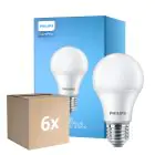 Monipakkaus 6x Philips Corepro LED Lamppu E27 Päärynä Matta 10W 1055lm - 827 Erittäin Lämmin Valkoinen | Korvaa 75W
