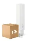 Monipakkaus 10x Philips CorePro PL-C LED 9.5W 1100lm - 840 Kylmä Valkoinen | 4-Nastaa - Korvaa 26W