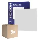 Monipakkaus 5x Noxion LED Paneeli Ecowhite V4.0 28W 3400lm - 840 Kylmä Valkoinen | 60x60cm - UGR 