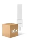 Monipakkaus 10x Noxion Lucent PL-S LED 2.8W - 827 Erittäin Lämmin Valkoinen | 2-Nastaa - Korvaa 5W