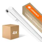 Monipakkaus 4x Ledvance LED Loisteputkivalaisimet Linear Kompakti Vaihtaa 14W 1500lm - 840 Kylmä Valkoinen | 120cm
