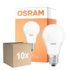Monipakkaus 10x Osram Parathom LED Star E27 Päärynä Matta 8.5W 806lm - 827 Erittäin Lämmin Valkoinen | Korvaa 60W