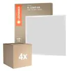 Monipakkaus 4x Ledvance LED Paneeli Kompakti Aluminium Valkoinen 33W 3630lm - 830 Lämmin Valkoinen | 60x60cm