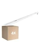 Monipakkaus 4x Noxion Loisteputkivalaisimet Click V2 LED T8 | Sopii 1x 150cm LED Putki