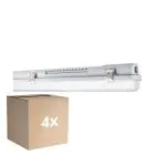 Monipakkaus 4x Ledvance LED Kosteudenkestävä Kotelo MT Gen 3 IP65 | Sopii 1x120cm LED Putki