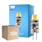 Monipakkaus 10x Philips LED Capsule CorePro G4 Kirkas 1W 100lm - 827 Erittäin Lämmin Valkoinen | Korvaa 10W 