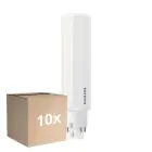 Monipakkaus 10x Philips CorePro PL-C LED 5.5W 600lm - 830 Lämmin Valkoinen | 4-Nastaa - Korvaa 13W
