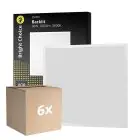 Monipakkaus 6x Bright Choice LED Paneeli Backlit 36W 3600lm - 830 Lämmin Valkoinen | 60x60cm - UGR 