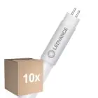 Monipakkaus 10x Ledvance LED Putki T5 AC Mains P Mains (AC) High Output 18W 2550lm - 830 Lämmin Valkoinen | 85cm - Korvaa 39W