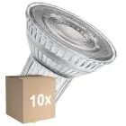 Monipakkaus 10x Ledvance LED Kohdevalaisin GU10 PAR16 6.1W 575lm 60D - 930 Lämmin Valkoinen | Paras Värintoisto - Himmennettävä - Korvaa 80W
