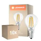 Monipakkaus 10x Ledvance Classic LED E14 Päärynä Filament Kirkas 3.4W 470lm - 827 Erittäin Lämmin Valkoinen | Korvaa 40W