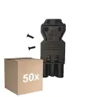 Monipakkaus 50x Noxion GST - Yhteensopiva Liitoskappale - Uros - 3 pole
