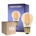 Monipakkaus 10x Noxion Lucent Lustre LED E27 Filament Keltainen 4.5W 400lm - 822 Erittäin Lämmin Valkoinen | Himmennettävä - Korvaa 35W