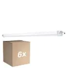 Monipakkaus 6x Ledvance LED Loisteputkivalaisimet Vedenkestävä 33W 3960lm - 840 Kylmä Valkoinen | 120cm