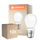 Monipakkaus 10x Ledvance Classic LED B22 Päärynä Matta 3.4W 470lm - 827 Erittäin Lämmin Valkoinen | Korvaa 40W
