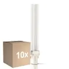 Monipakkaus 10x Philips PL-S 11W - Actinic BL | 2-Nastaa