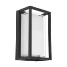 Eglo Seinävalaisin Genovese Aluminium Musta 10W 1050lm - 865 Päivänvalo Valkoinen | IP65