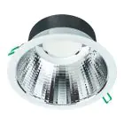Philips LED Alasvalo Coreline DN142B Aluminium Valkoinen 11W 1200lm 60D - 830 Lämmin Valkoinen | Odetnij 155mm - IP54 - UGR