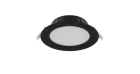 Noxion LED Alasvalo Hera Tasainen Upotettu Musta 9W 900lm 80D - 827-830-840 CCT | 132mm - Odetnij 120mm